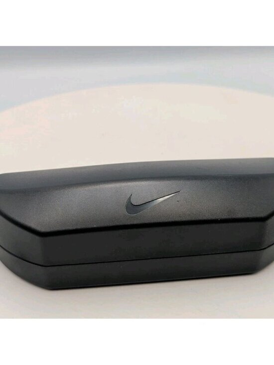 Nike Other - Nike Black Hard Sunglasses Eyeglass Glasses Case Felt Lined Clam Shell Italy Y2K